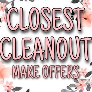 Teen closet clean out